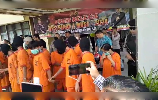 Polres Lubuklinggau Ungkap Kasus Selama Operasi Pekat Musi