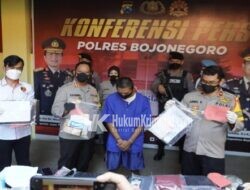 Polres Bojonegoro Ungkap 10 Kasus Kejahatan dengan 18 Tersangka