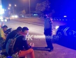 Patroli Biru Polres Cirebon Kota, Ajak Warga Jaga Kamtibmas dan Atasi Begal