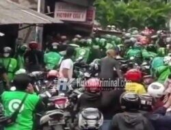 Bentrokan Ojol dan Mata Elang di Sawah Besar