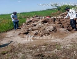 Puluhan Ton Dugaan Limbah B3 Abu Alumunium di Tanah Milik PT. REI Kabupaten Sidoarjo