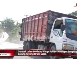 Jalan Rusak dan Berdebu di Perbatasan Ponorogo-Magetan Dikeluhkan Warga