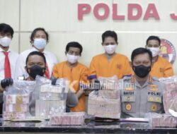 Pelaku Pengedar Uang Palsu Rp3,8 M Dibekuk Polisi