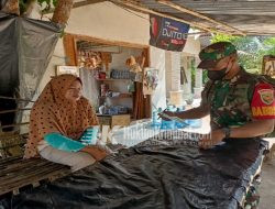 Babinsa 431-01/Jebus Pendataan Calon Penerima Program BTPKLW di Bangka Barat