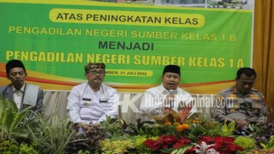 Pengadilan Negeri Sumber Naik Kelas, Bupati: Semoga Penegakan Hukum Lebih Baik Lagi