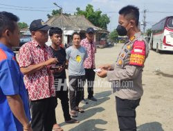 Kapolsek Pabuaran Melaksanakan Himbauan kepada Pengurus Bus dan Para Supir di Terminal