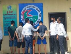 Satresnarkoba Polres Tanggamus Tangkap 4 Tersangka Peredaran Sabu, Seorangnya PNS
