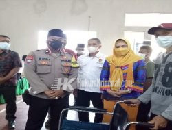Bupati Tanggamus Hadiri Pendistribusian Bantuan BAZNAS