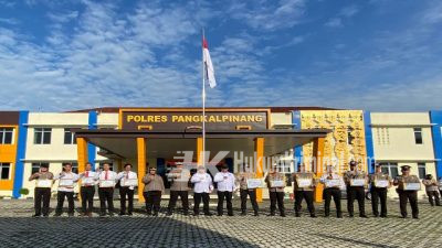 Polres Pangkalpinang Dapat Penghargaan dari BNNP Kepulauan Babel