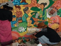 Babinsa Bantu Desa Juron, Pengamanan Lomba HUT RI dan Mural Competition