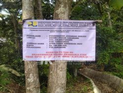 Papan Plang Proyek P3A Terpasang, Setelah Diberitakan dan Viral di Media