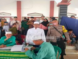 Polsek Sindang bersama Koramil  Pengamanan Khitanan Massal