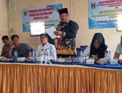 Kepala Pekon Pulau Panggung Lakukan Musdes dan Musdus TA 2022/2023