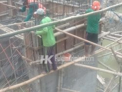 Pekerja Prooyek pemerintah Tanpa APD Sudah Biasa Di Bojonegoro