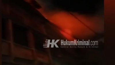 Ruko di Pasar 16 Ilir Palembang Terbakar