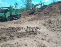 Lebih Dari 40 Dump Truk Keluar dari Area Galian C di Sumberjo Bojonegoro Dugaan belum mengantongi IUP OPK.