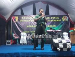 Dalam Rangka HUT Ke 77 TNI, Danramil 0813 – 03 Potong Tumpeng Dan Santunan Anak Yatim
