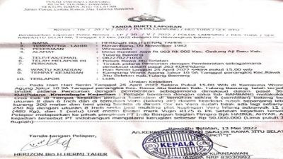 PT INDOBANGUN GROUP Akan Segera Melakukan Koordinasi ke Polda Lampung 
