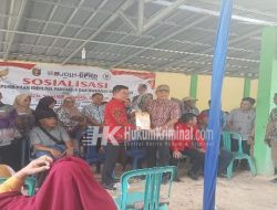 Dr (c) H Yanuar Irawan SE MM, Sosialisasi PIP dan WK di Banjar Agung Gulip