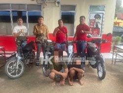 Unit Reskrim Polsek Sei Beduk Berhasil Ungkap 2 Orang Pelaku Curanmor