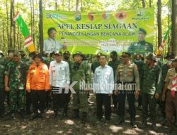 Perhutani KPH Padangan Adakan Apel Penaggulangan Bencana, Bersama Tiga Pilar, Dan BPBD