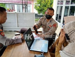 Bhabinkamtibmas Polres Tanggamus, Serentak Sosialisasi Aplikasi Polri Super App