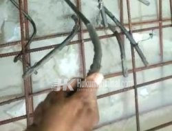Pembangunan Jembatan Ngasem Penghubung Dander Bernilai Miliaran Diduga Asal Tempel