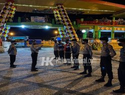 Polsek Talang Padang Dibackup Sat Samapta Gelar Patroli Malam Gabungan