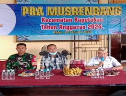 Pra Musrenbang Tingkat Kecamatan Kapetakan Kabupaten Cirebon Tahun Anggaran 2024