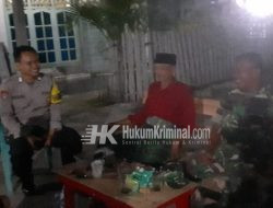 Babinsa dan Bhabinkamtibnas Pantau Ronda Malam di Pekon Sinar Semendo