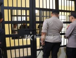 Kunjungi Polsek Talang Padang, Kapolres Tanggamus Nasehati Tahanan