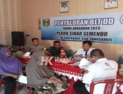 Pemerintah Pekon Sinar Semendo Salurkan BLT DD Tahap Pertama