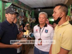 Pj Gubernur Suganda Kunjungi Pasar di Kota Pangkalpinang
