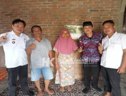 Kepala Pekon Banjarsari beserta Aparaturnya, Gelar Halal Bihalal Bersilaturahmi ke Rumah Warga