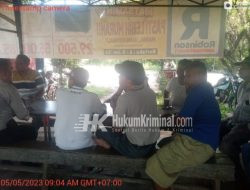 Curhat Jumat Kamtibmas Polsek Sei Beduk Bersama Masyarakat di Pangkalan Ojek Simpang Bagan