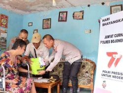 Sambut Hari Bhayangkara Ke 77, Polres Bojonegoro Gelar Jum’at Curhat dan Baksos*