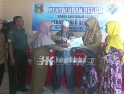 Bunda Lis Kakon Sinar Semendo serahkan BLT-DD Tahap II