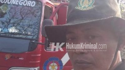 KRPH Grogolan Selamatkan Kebakaran Hutan, Akibat  Ledakan Mobil Terbakar