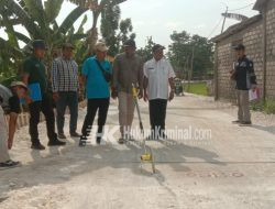 PU Bina Marga Bojonegoro, Adakan Monitoring Evaluasi, Pembangunan Rigid Beton BKKD 2023 di Desa Tulungagung