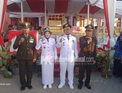 Pengibaran dan Penurunan Bendera di Kecamatan Suranenggala, HUT RI ke 78