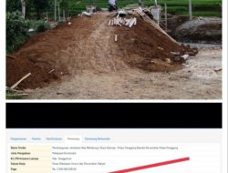 Pekerjaan Kunstruksi Jalan Way Merabung Nilainya Dua Miliar Lima Ratus Juta Rupiah