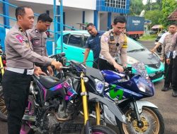 Satlantas Polres Bojonegoro, Sita 344 Kendaraan Berkenalpot Brong