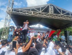 Ribuan Warga Pandan Alas Gondang Deklarasikan Kemenangan Prabowo Gibran Satu Putaran