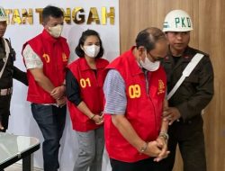 Kejati Kalteng Tahan 3 Orang Tersangka, Terkait Dugaan Tindak Pidana Korupsi Pengelolaan Dana BOK.