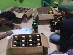 Satresnarkoba Polresta Cirebon Sita Puluhan Botol Miras