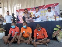 Polres Kota Mojokerto Berhasil Mengungkap Kasus Pengedaran Gelap Narkotika Jenis Sabu