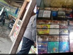 Jual Beli Rokok Ilegal Di Bawah Fly Over Lawang, Malang bebas beroperasi