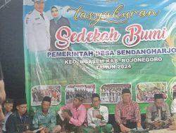 Sedekah Bumi Pemdes Sendangharjo kecamatan Ngasem Adakan Khotimul Qur’an Di Makom Trunojoyo