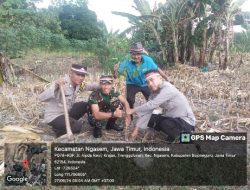 Kapolsek Ngasem IPTU Karyoto, Adakan Tanam Pohon Mahoni Di Lokasi Monumen Aipda Rawi