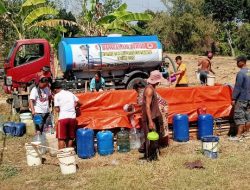 Melalui Camat Ngasem, Kades Sendangharjo Ajukan Pengiriman Air bersih Dari BPBD Kabupaten Bojonegoro